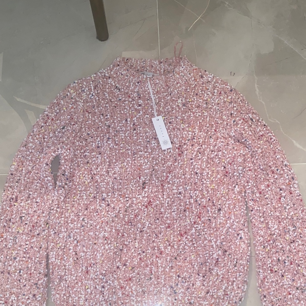 NWT Women's Pink Colorful Sweater
